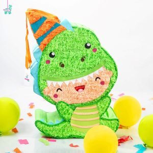 Dino bebé cumpleañero piñata