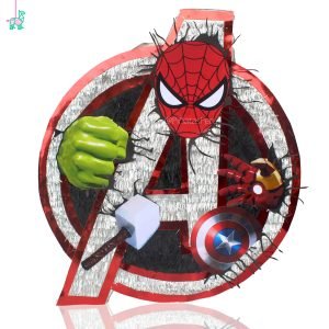Avengers escudo piñata
