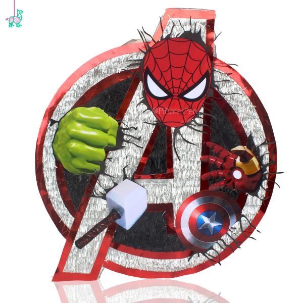 Avengers escudo piñata