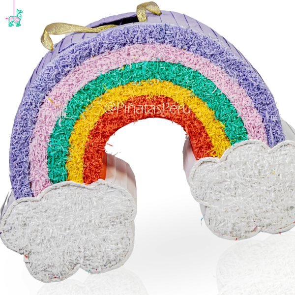Arcoiris tonos pasteles - piñata