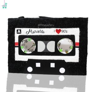 Cassette I Love 80's - piñata