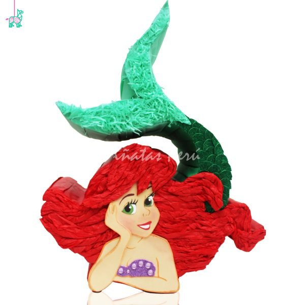 Sirenita Ariel piñata