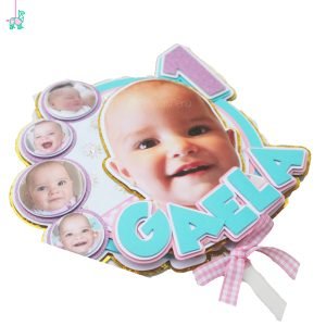Cake topper fotos personalizado