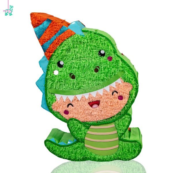 Dino bebé cumpleañero STOCK