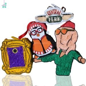 Friends mini piñatas x4