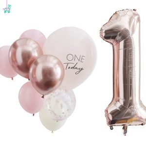 Pack "One today" globos con helio