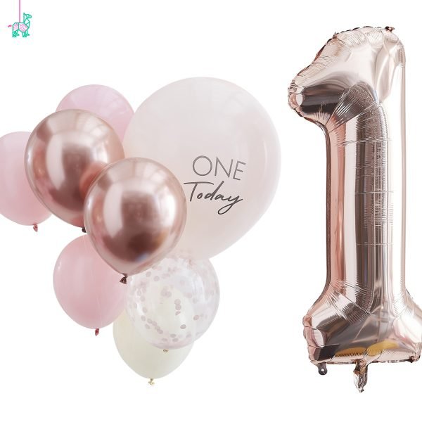 Pack "One today" globos con helio