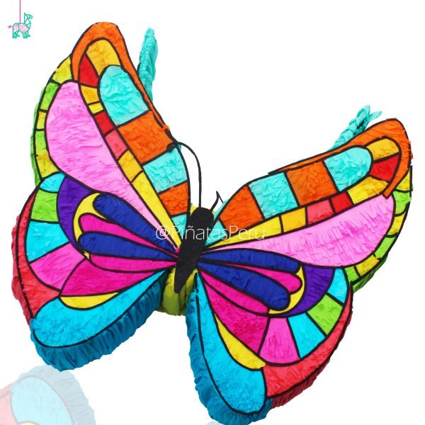 Mariposa multicolor - piñata