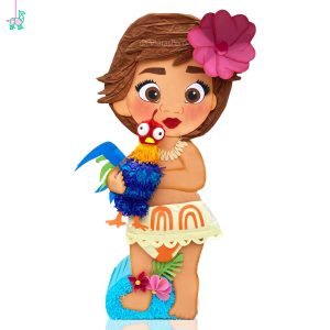 Moana bebé piñata