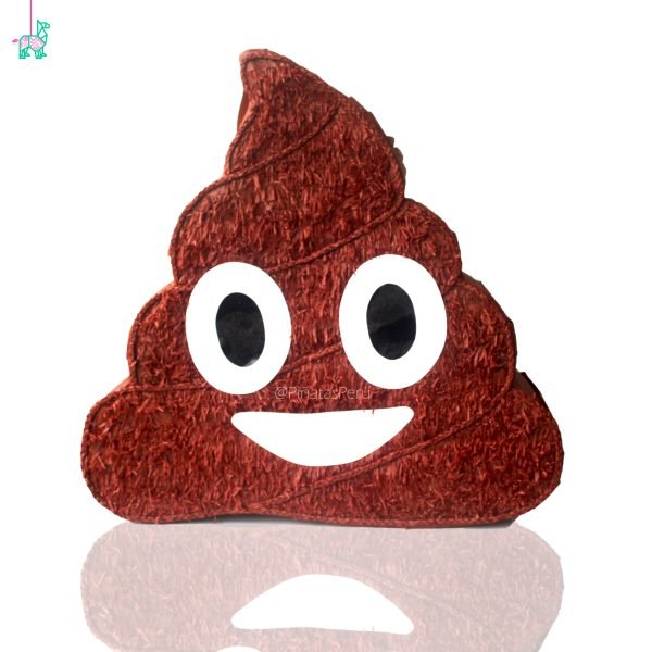 Poop emoji piñata