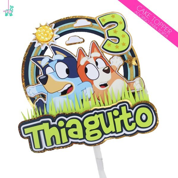 Cake topper Bluey