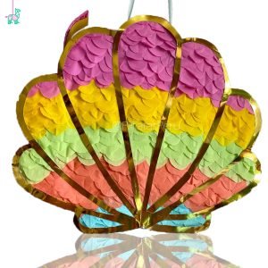 Almeja de colores piñata