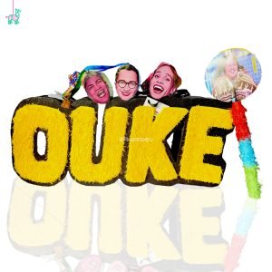 OUKE logo (piñata)