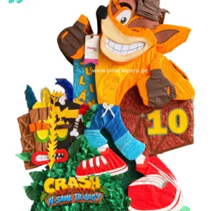 Piñata Crash - personalizada - Crash Bandicoot
