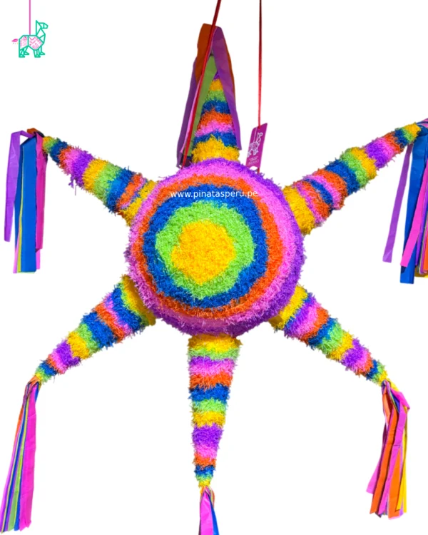 Piñata Mexicana 6picos - Estilo estrella