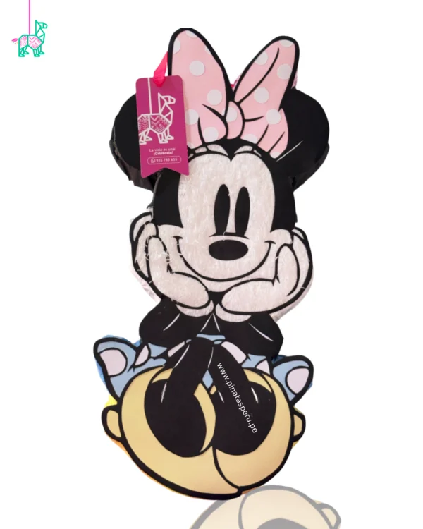 Piñata Minnie retro - tonos pasteles