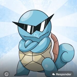 Piñata  squirtle con lentes 60cm delivery incluído