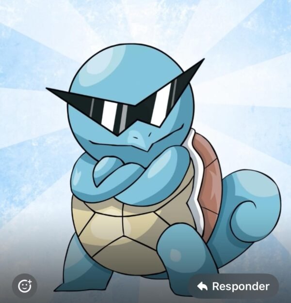 Piñata  squirtle con lentes 60cm delivery incluído