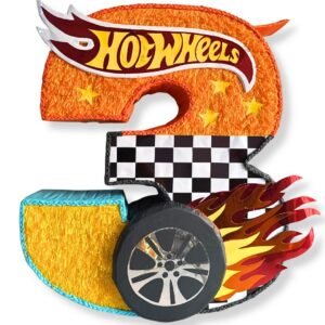 Piñata Hotwheels - Piñata número Hotwheels